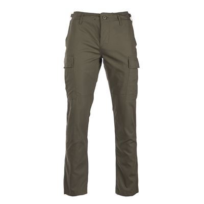 Spodnie US BDU SLIM FIT field rip-stop GREEN