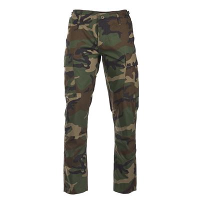 Spodnie US BDU SLIM FIT polne rip-stop WOODLAND