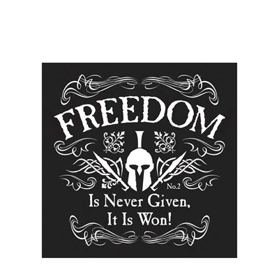 Koszulka ATHLETIC FIT FREEDOM z krótkim rękawem CZARNA