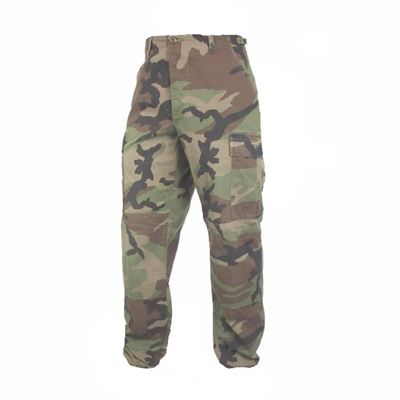 Spodnie polowe US BDU WOODLAND twill używane
