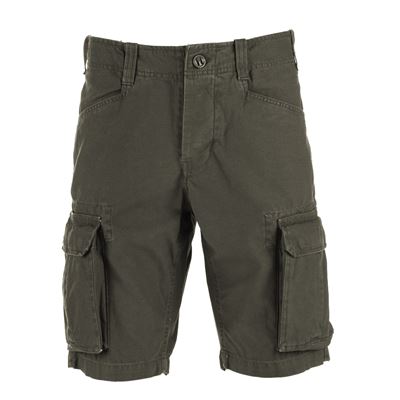 Szorty CARGO STONEWASHED GREEN