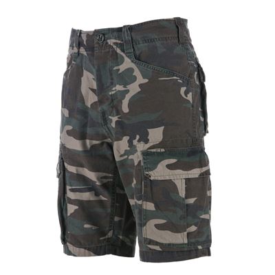 Szorty CARGO STONEWASHED WOODLAND