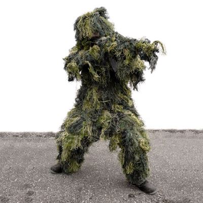 Kostium maskujący GHILLIE SUIT WOODLAND 4 szt