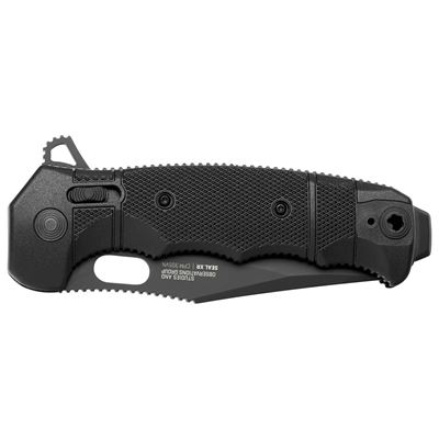 Nóż SEAL XR z gładkim ostrzem BLACK