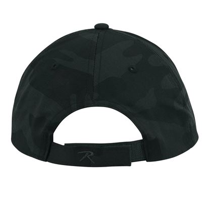 Czapka baseballowa MIDNIGHT BLACK CAMO ROTHCO 12004 3