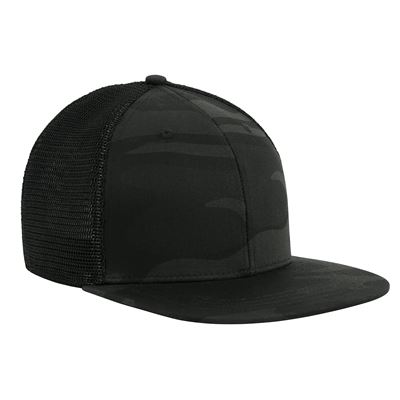 Czapka siatkowa TRUCKER MIDNIGHT BLACK CAMO