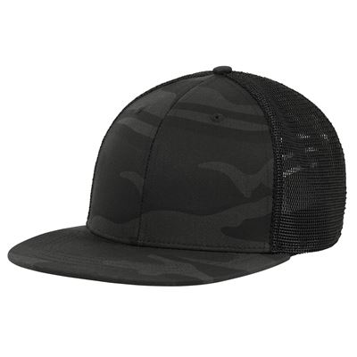 Czapka siatkowa TRUCKER MIDNIGHT BLACK CAMO
