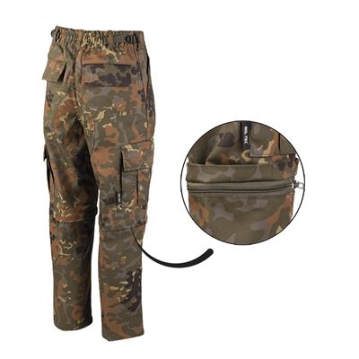 Spodnie dziecięce US BDU ZIP-OFF FLECKTARN