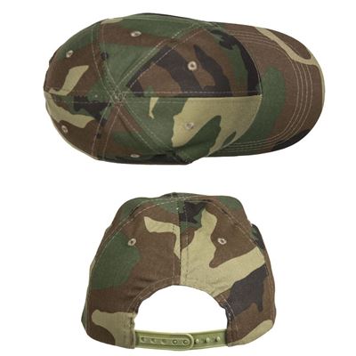 Czapka dziecięca baseballowa z daszkiem WOODLAND