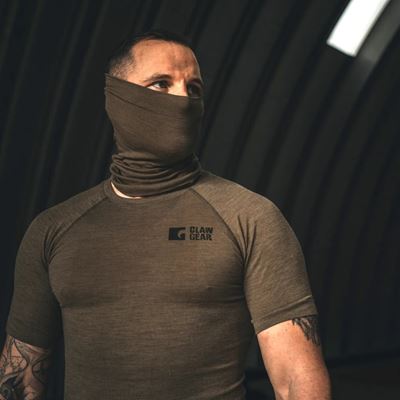 Koszulka z krótkim rękawem Merino Seamless STONEGREY OLIVE CLAWGEAR 1204940-20 7