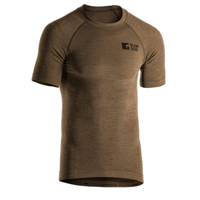 Koszulka z krótkim rękawem Merino Seamless STONEGREY OLIVE