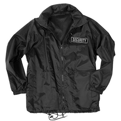 Kurtka SECURITY windbreaker CZARNA