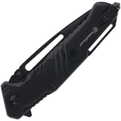 Nóż EXTREME OPS z gładkim ostrzem tanto BLACK