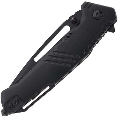 Nóż EXTREME OPS z gładkim ostrzem tanto BLACK
