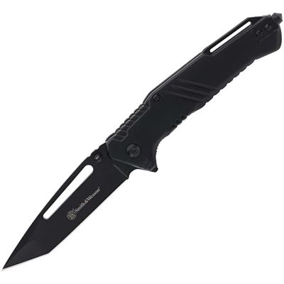 Nóż EXTREME OPS z gładkim ostrzem tanto BLACK