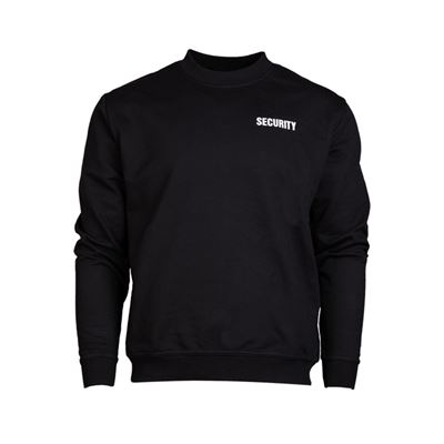 Bluza z napisem SECURITY BLACK
