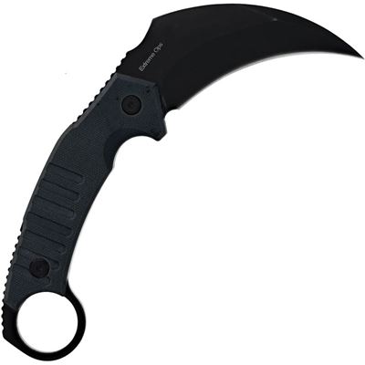 Nóż EXTREME OPS karambit gładkie ostrze BLACK