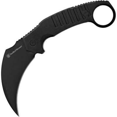 Nóż EXTREME OPS karambit gładkie ostrze BLACK