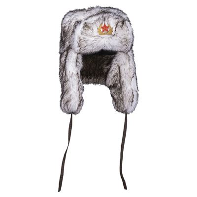 Czapka z futrem „SHAPKA” BIAŁA