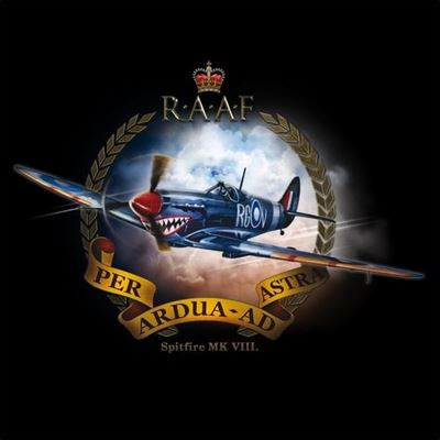 Koszulka damska SPITFIRE MK.VIII CZARNA