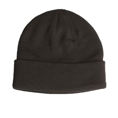Czapka FEINSTRICK delikatnie dziana POLYACRYL CZARNA