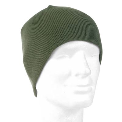 Czapka BEANIE dzianinowa POLYACRYL ZIELONA