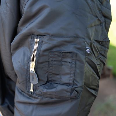 Kurtka lotnicza US MA1 BOMBER MAROON – FIOLETOWA FOSTEX 1214011-B 3