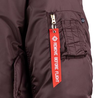 Kurtka lotnicza US MA1 BOMBER MAROON – FIOLETOWA FOSTEX 1214011-M 12