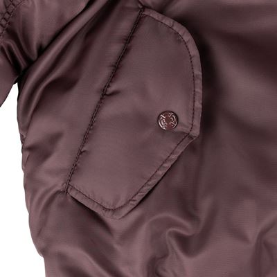 Kurtka lotnicza US MA1 BOMBER MAROON – FIOLETOWA FOSTEX 1214011-M 10