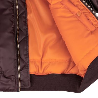 Kurtka lotnicza US MA1 BOMBER MAROON – FIOLETOWA FOSTEX 1214011-M 9