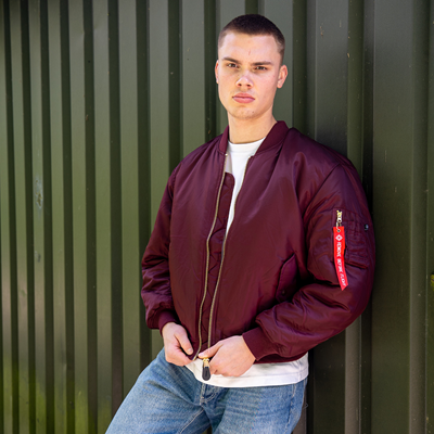 Kurtka lotnicza US MA1 BOMBER MAROON – FIOLETOWA FOSTEX 1214011-M 8