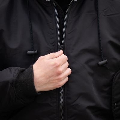 Kurtka bomber MA1 z kapturem CZARNA