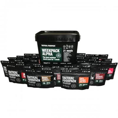 Odwodniona żywność 21 porcji TACTICAL FOODPACK® Weekpack Alpha