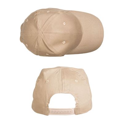 Czapka baseballowa z daszkiem KHAKI