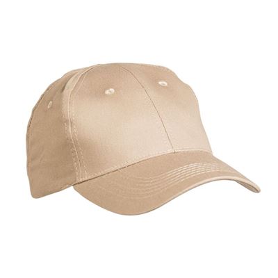 Czapka baseballowa z daszkiem KHAKI