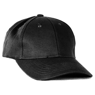 Szorstka czapka z daszkiem BLACK
