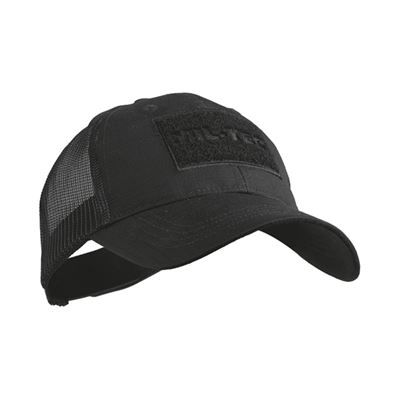 Czapka z daszkiem TRUCKER z siatką BLACK
