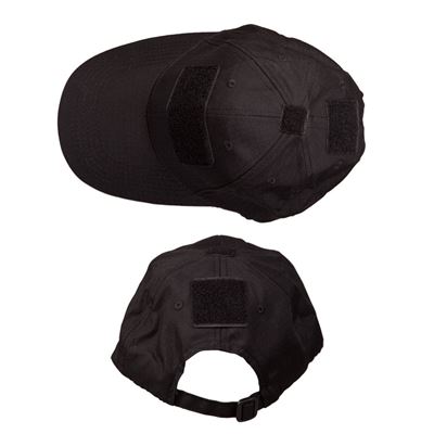 Czapka z daszkiem TACTICAL rip-stop BLACK