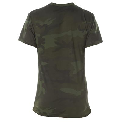 Rozszerzony funkcjonalny T-shirt Dry Moisture Wicking MIDNIGHT WOODLAND CAMO
