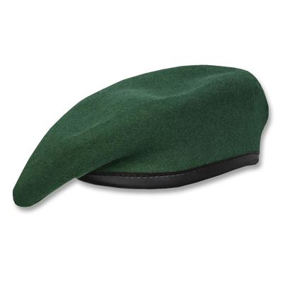 Wełniana beretka BW CDO CIEMNOZIELONA / JÄGERGRÜN