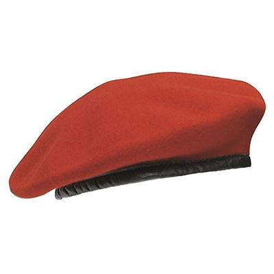 Czapka wełniana BW CDO KORALOWO CZERWONA