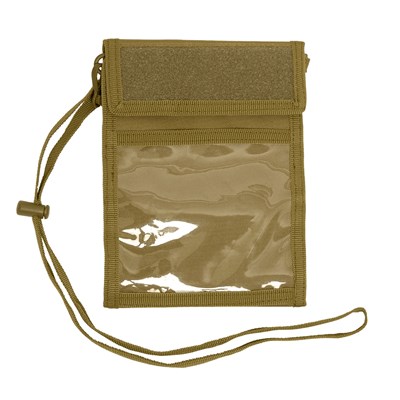 Saszetka na szyję DELUXE na dokumenty ID COYOTE