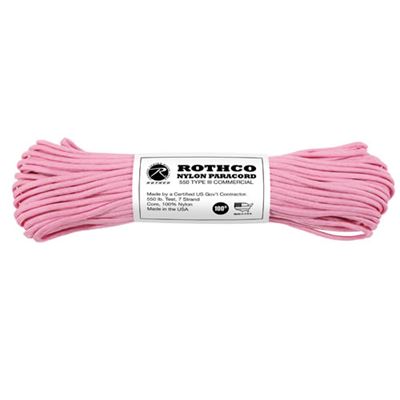 Linka PARACORD nylon 550LB ø 4 mm / 30 m PINK