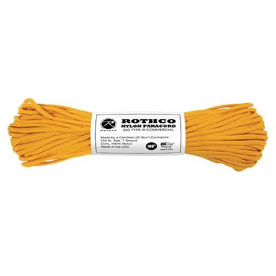 Sznur PARACORD nylon 550LB ø 4 mm / 30 m ZŁOTY
