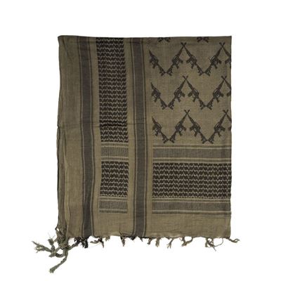 Szalik SHEMAGH POCKETS GREEN/BLACK