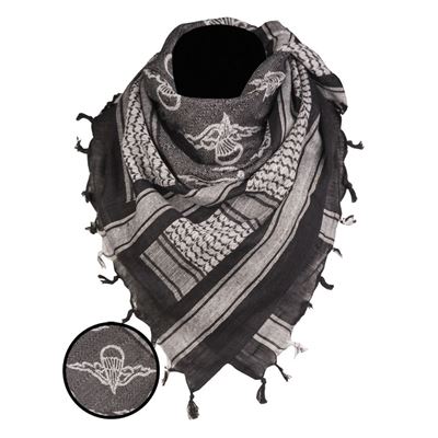 Szalik SHEMAGH PARATROOPER BLACK/WHITE