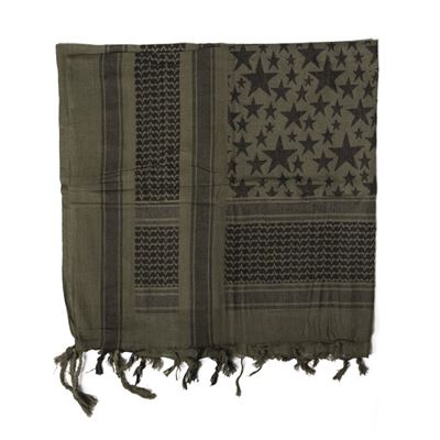 Szalik SHEMAGH STARS GREEN/BLACK
