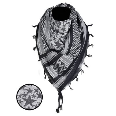 Szalik SHEMAGH STARS BLACK/WHITE