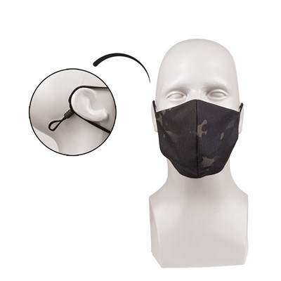 Maseczka V-SHAPE rip-stop MULTITARN®BLACK