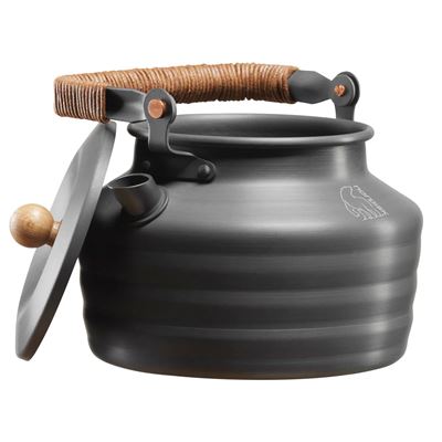 Czajniczek 1,3 l z aluminium i drewna SZARY NORDISK 127010 5